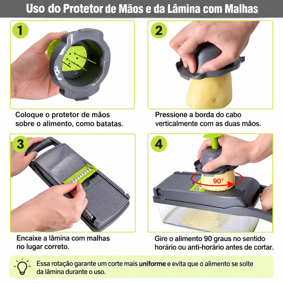 Ralador e fatiador de legumes, multifuncional.