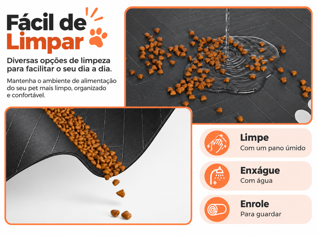 Tapete higiênico, impermeável, para cães e gatos.