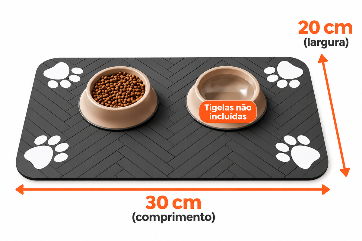 Tapete higiênico, impermeável, para cães e gatos.