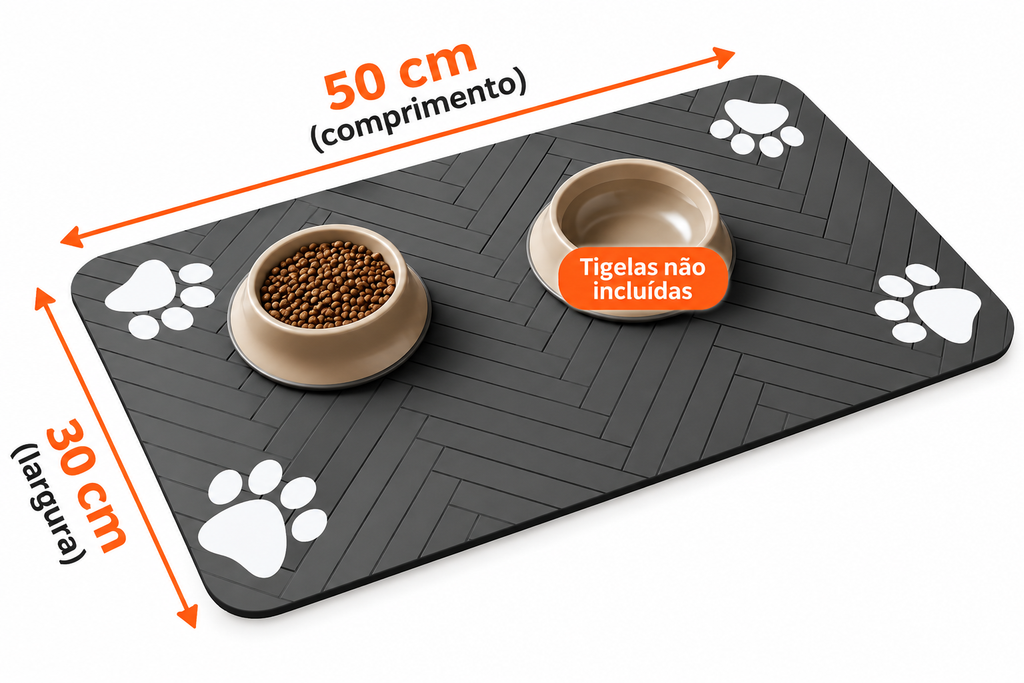 Tapete higiênico, impermeável, para cães e gatos.